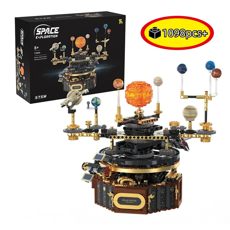 Solar System Orrery - YENİ STEM Yaratıcı Elektrikli Dönen Evren