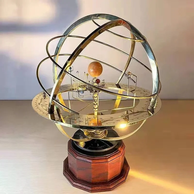 Solar System Orrery - Güneş Sisteminin Büyük Orrery Modeli Metal