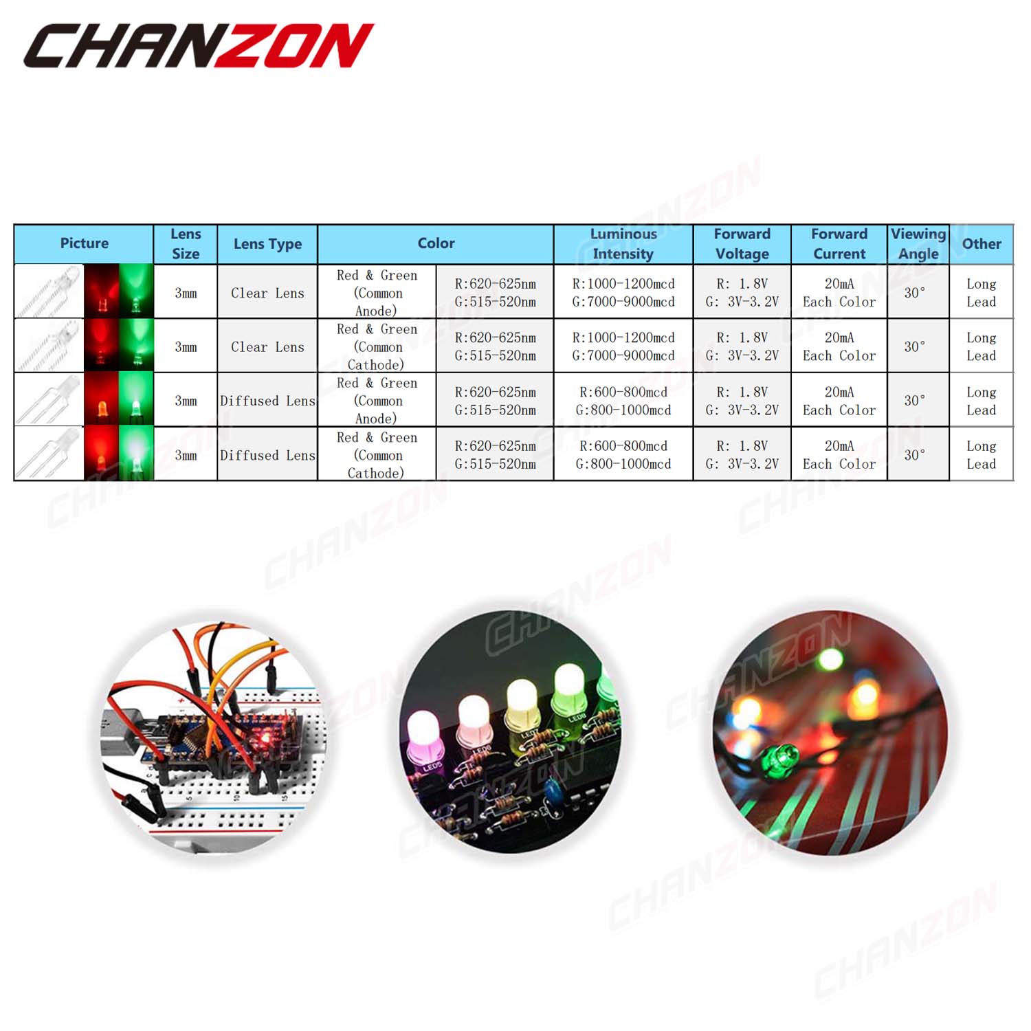 Bicolor 3 mm LED Işık Yayan Di - Hobby Is Science incelemesi ve fiyatı