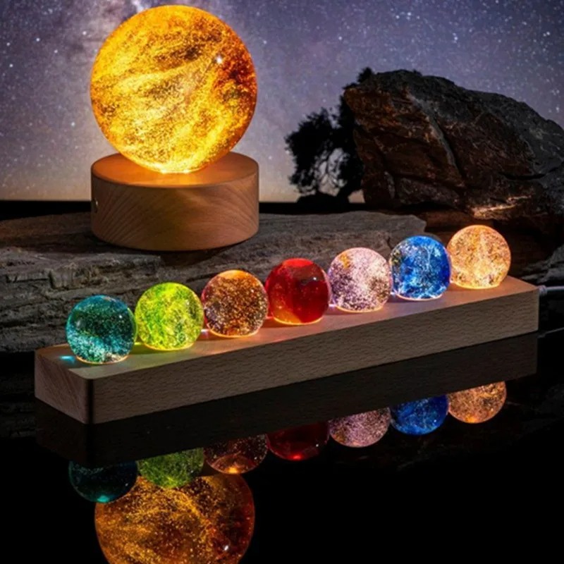 4/6/8 cm Fantezi Renkli Cam Yı - Solar System Orrery incelemesi ve fiyatı