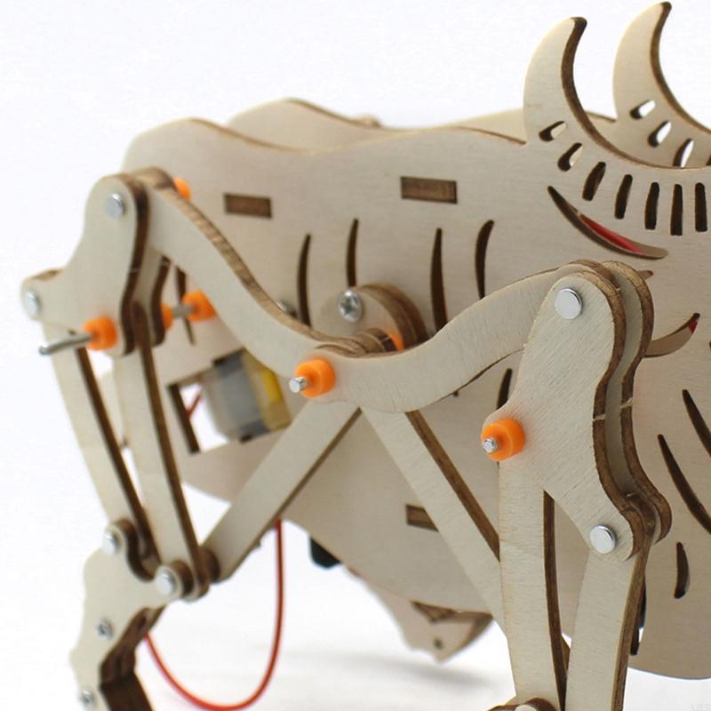 Ahşap Mekanik Robot Sığır Bili - Science Project Robot incelemesi ve fiyatı