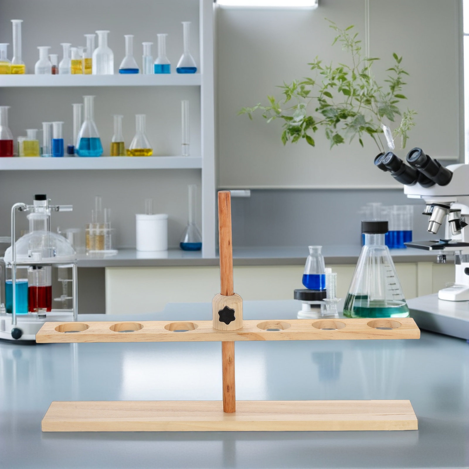 6 Delikli Ahşap Huni Standı Ay - Science Experiment incelemesi ve fiyatı